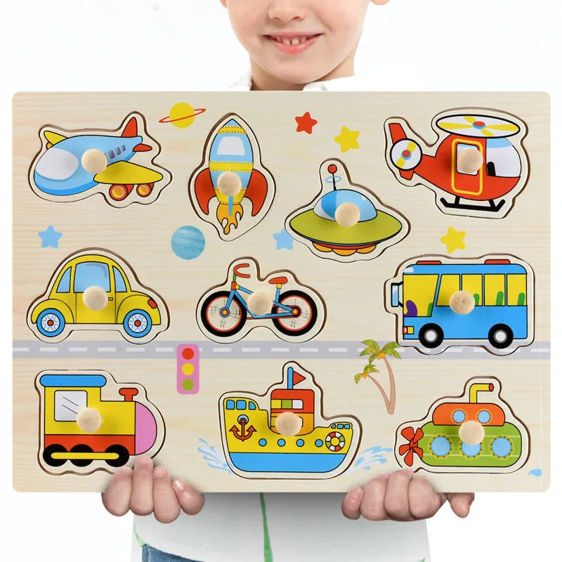 Montessori Puzzle – Kids Jigsaw Tangram Educational Toy
