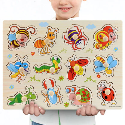 Montessori Puzzle – Kids Jigsaw Tangram Educational Toy