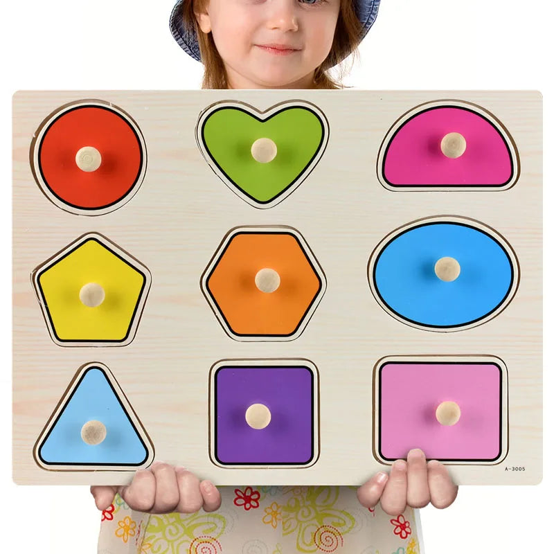 Montessori Puzzle – Kids Jigsaw Tangram Educational Toy