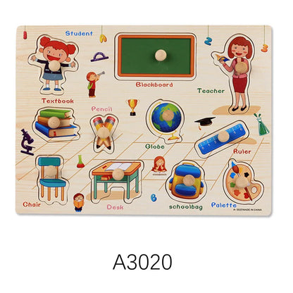 Montessori Puzzle – Kids Jigsaw Tangram Educational Toy