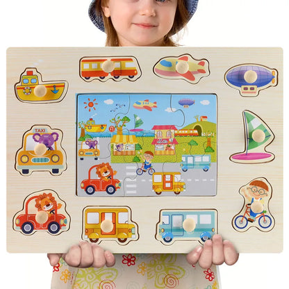 Montessori Puzzle – Kids Jigsaw Tangram Educational Toy
