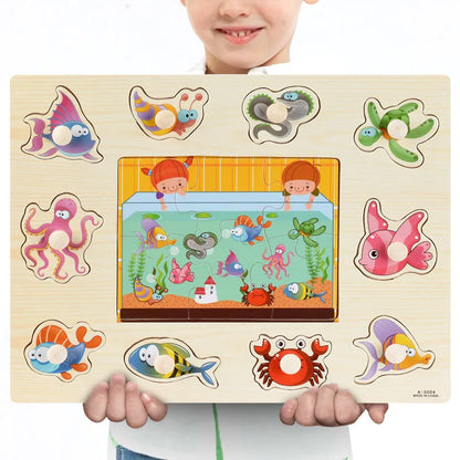 Montessori Puzzle – Kids Jigsaw Tangram Educational Toy