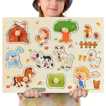 Montessori Puzzle – Kids Jigsaw Tangram Educational Toy