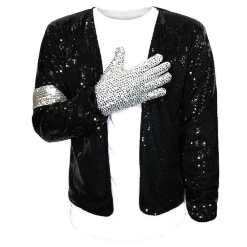 Sequin Stage Costume Unisex Performance Top – Party Outfit