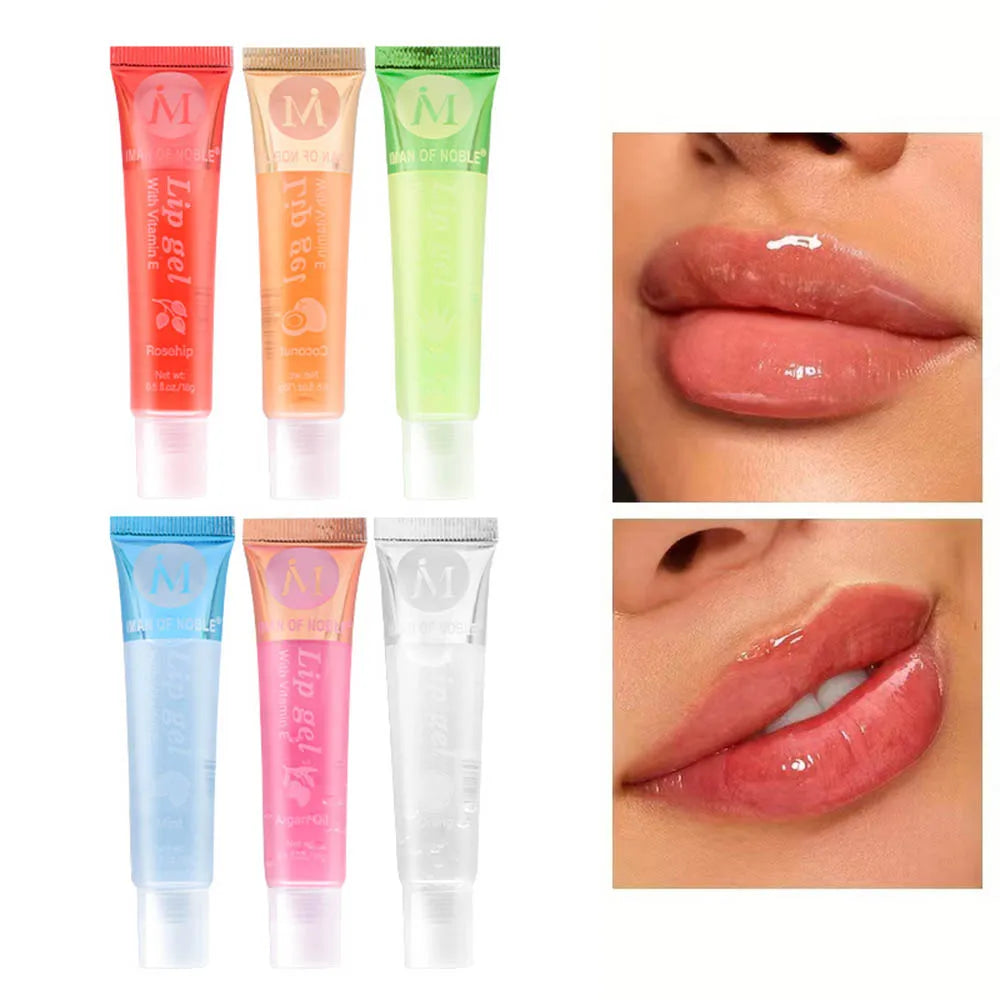 6-Piece Lip Gloss Set – Fruity Hydrating & Moisturizing Gloss