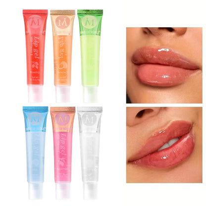 6-Piece Lip Gloss Set – Fruity Hydrating & Moisturizing Gloss