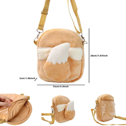 Anime Plush Backpack – Soft Character Shoulder Bag for Kids