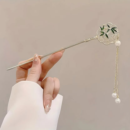 Chinese Hair Stick, Floral Tassel Hairpin for Women & Hairstyles