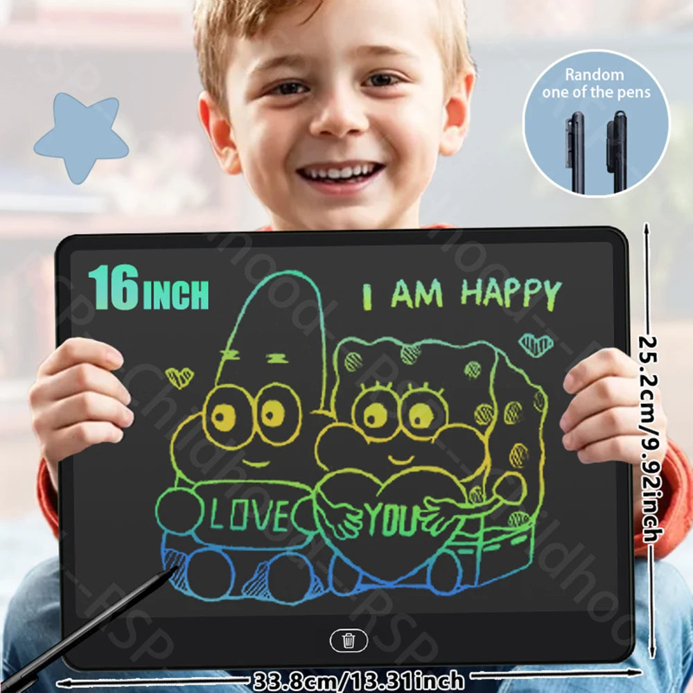 LCD Writing Tablet – Kids Drawing & Doodle Board with Stylus