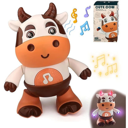 Dancing Cow Toy Electric Music Plush Interactive Baby Toy