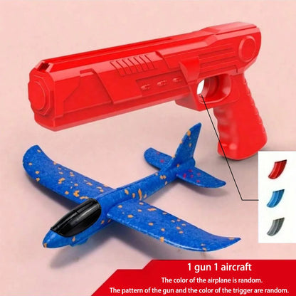 Kids' Foam Glider Planes with Catapult Launcher for Outdoor Play
