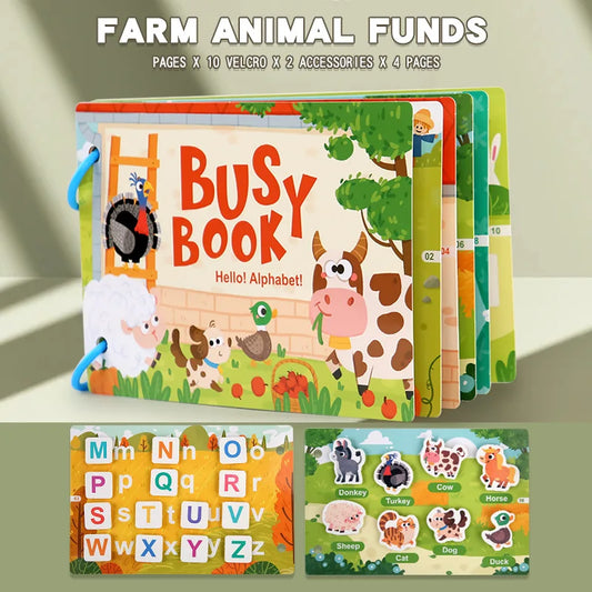 DIY Puzzle Book for Kids – Reusable Montessori Sticker Activity Book