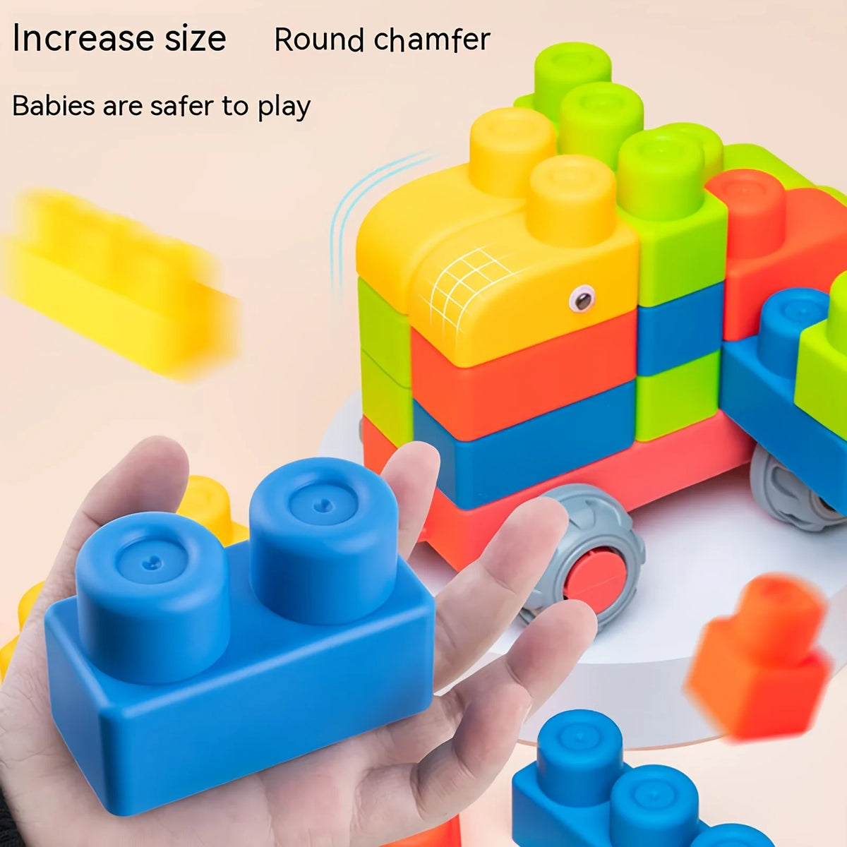 Soft Building Blocks – Large Educational Construction Toy for Kids