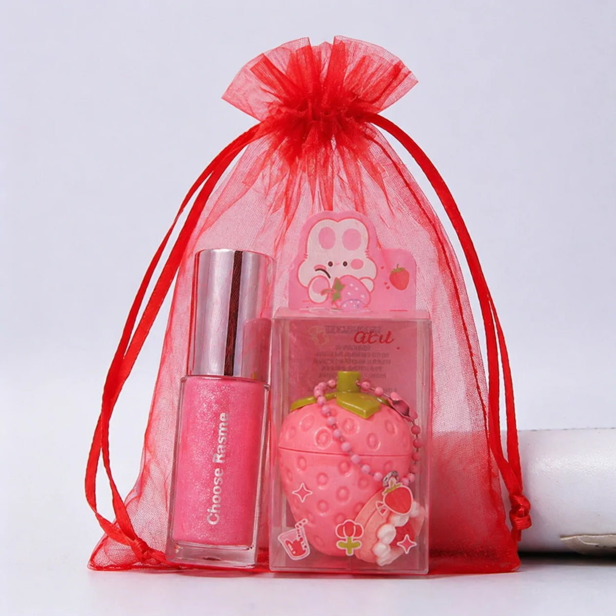 Strawberry Lip Gloss Moisturizing Hydrating Lip Balm 3.5g
