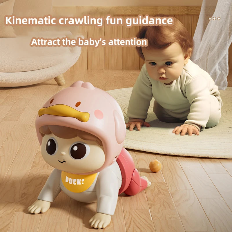 Baby Crawling Toy – Musical Crawling & Head-Lifting Activity