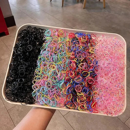 1500pcs Girls Hair Ties