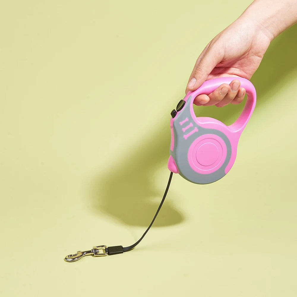 Retractable Dog Leash for Small Dogs, 3m or 5m Nylon Lead