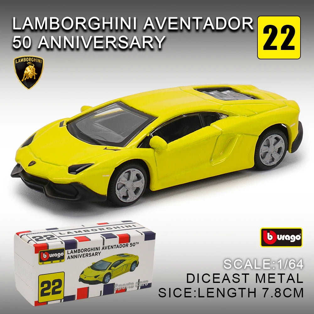 1:64 Diecast Car Model – Metal Scale Collectible for Display