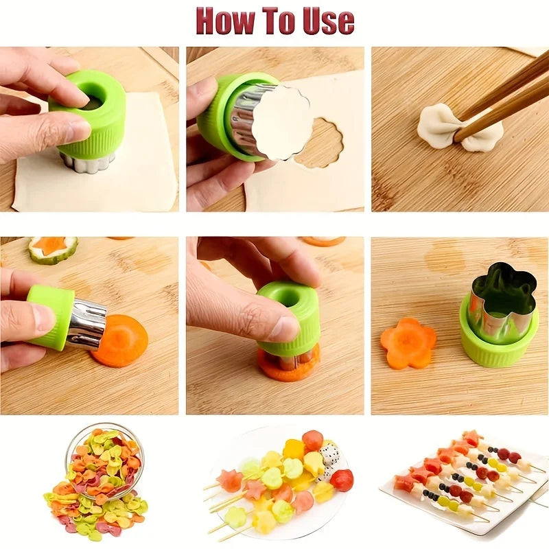 Fruit & Vegetable Corer, Metal Kitchen Coring Tool & Core Remover