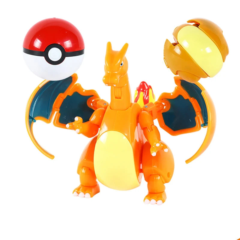 Transforming Anime Toy Ball – PVC Deformable Figure for Play & Display