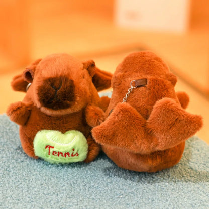Capybara Plush Toy with Hoodie and Wings – Small Stuffed Animal