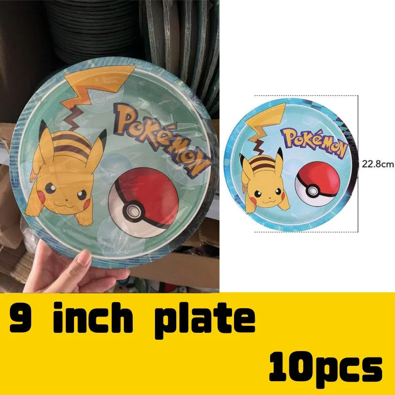 Cartoon Birthday Party Supplies – Tableware & Decorations Set