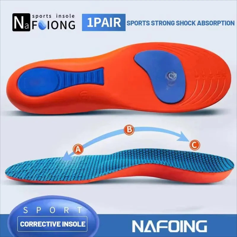 Arch Support sports Insole Men Women Orthopedic Insoles Foot Shock Absorption Anti-Slip Shoe Pads 2Pcs/4Pcs
