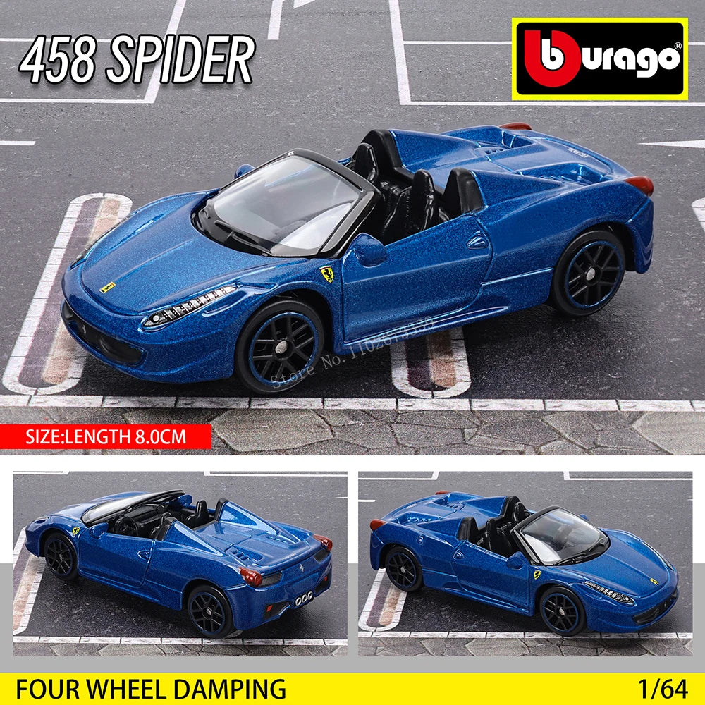 1:64 Diecast Car Model – Metal Alloy Sports Car Collectible