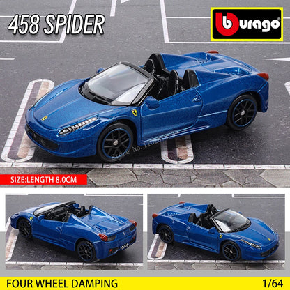 1:64 Diecast Car Model – Metal Alloy Sports Car Collectible