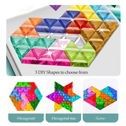 Puzzle Toys Logical Thinking Game Multiple Shapes Colors for Kids