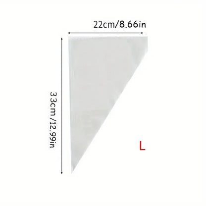 Disposable Piping Bags 100PCS Leak-Proof Pastry Bags for Cake Decorating