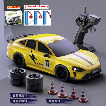 1:24 Scale RC Drift Racing Car with LED Lights and 4WD