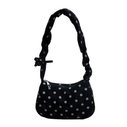 Mini Shoulder Bag for Women – Adjustable Half Moon Crossbody