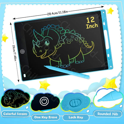 LCD Writing Tablet for Kids – Reusable Drawing & Doodle Board