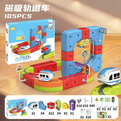 Magnetic Train Toy Anti-Gravity Track Electric Railway Car