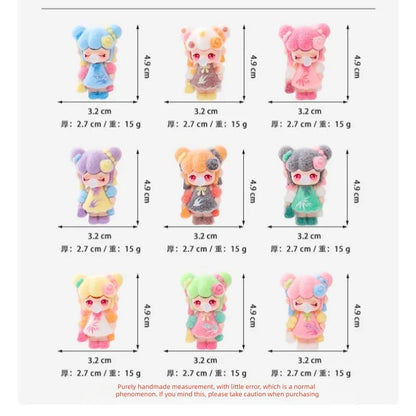 Chinese Style Plush Keychain – Blind Box Model Toy