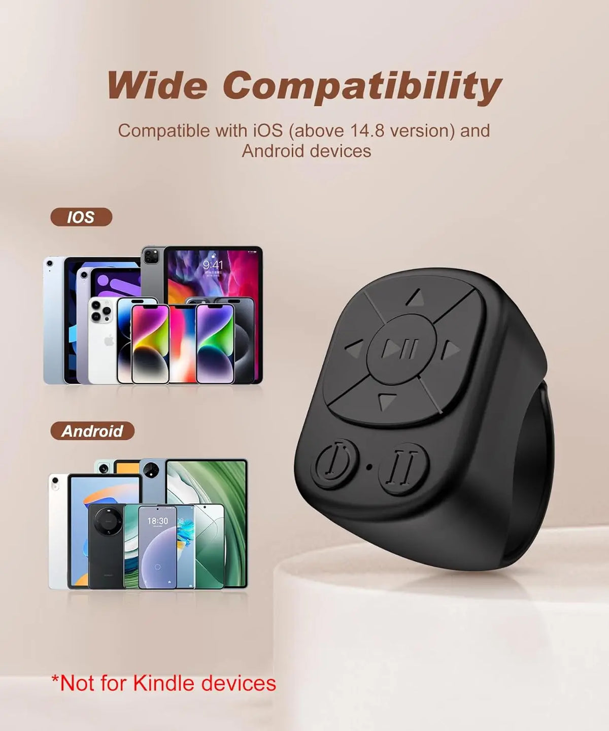 Bluetooth Scrolling Remote Ring