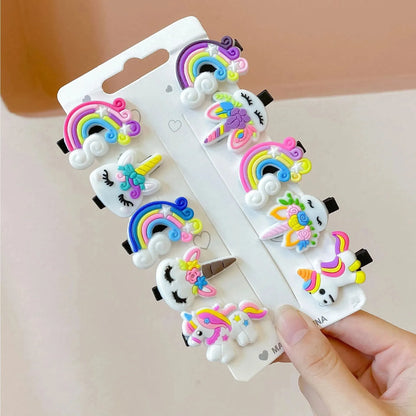 Girls Unicorn Hair Clips