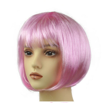 Short Bob Cosplay Wig – Synthetic Anime Costume Hair