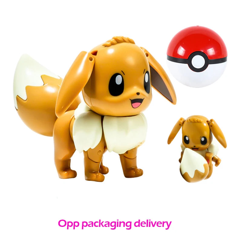 Transforming Anime Toy Ball – PVC Deformable Figure for Play & Display