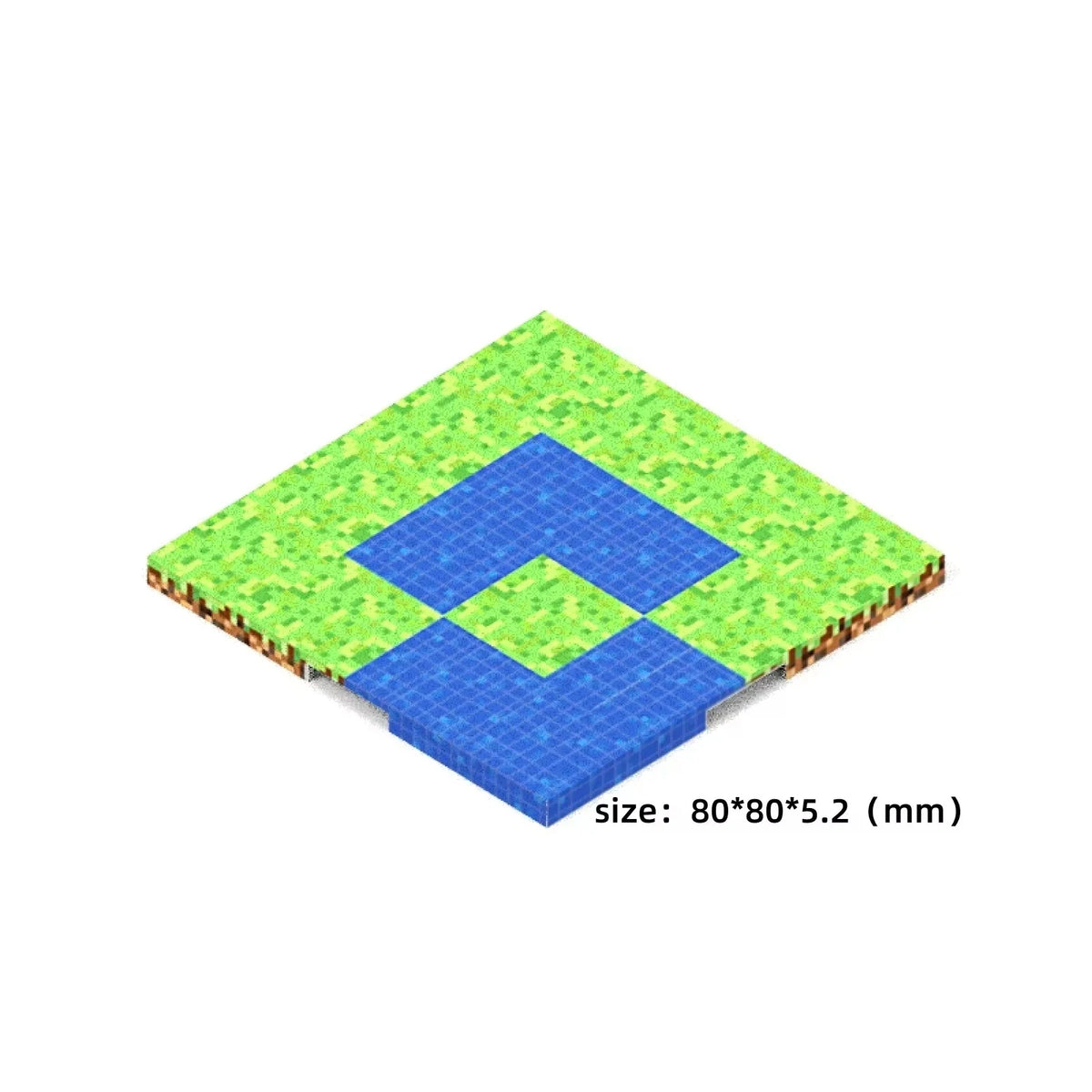 Magnetic Building Block Base Plate for Creative Construction