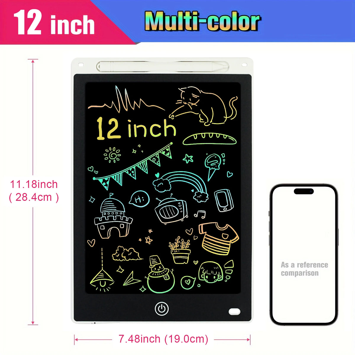 12 Inch LCD Writing Tablet – Electronic Drawing & Writing Board