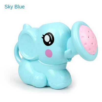 Bath Toy Plastic Kettle Bath Shower Tool Baby Bathroom Toy Elephant Watering Pot Bath Toy for Children Summer Bath Sprinkler