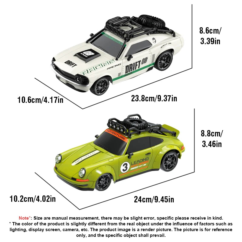RC Drift Car – 1:18 2.4G Remote Control Racing Car with Lights