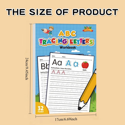 Handwriting Practice Workbook – Alphabet Tracing Book for Kids