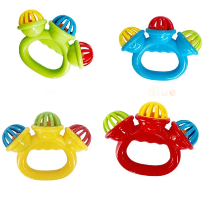 Baby Rattle Toy – Grasping Sensory Bell for Infants