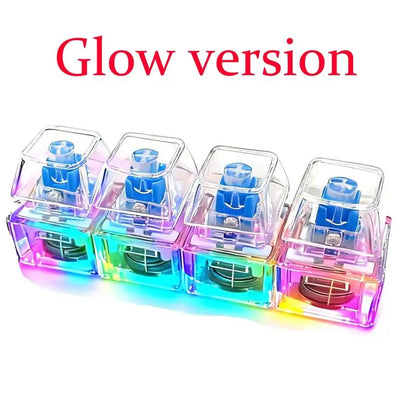Keyboard Keychain Luminous Clicker Fidget Stress Relief Toy