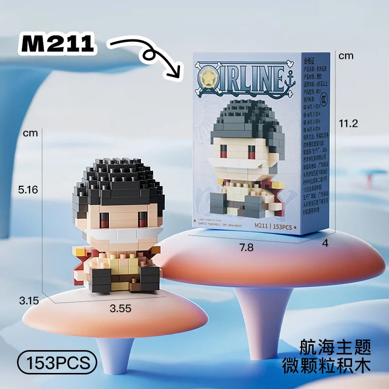 Mini Brick Assembly Model – 3D Building Block Figure