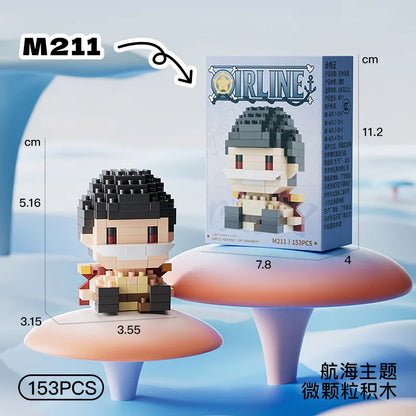 Mini Brick Assembly Model – 3D Building Block Figure