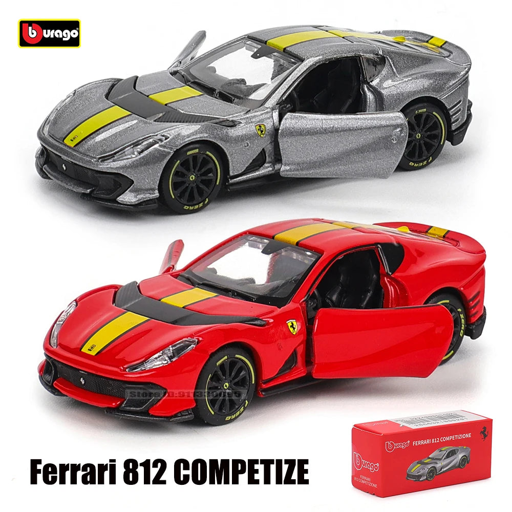 1:64 Diecast Car Model – Metal Collectible with Lights & Sound